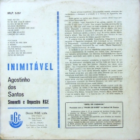 Agostinho dos Santos - Inimitável (1959) b