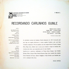 Various - Recordando Carlinhos Guinle (1962) b