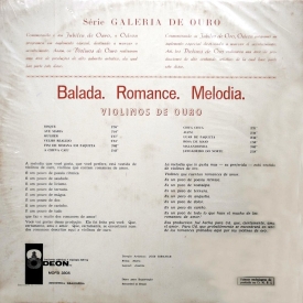 Orquestra Violinos de Ouro - Balada Romance Melodia (1962) b