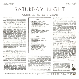 Aurino - Saturday Night (1960) b
